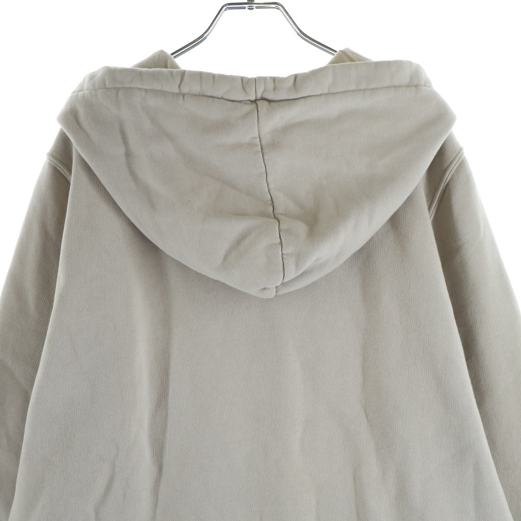 Rick Owens DRKSHDW(リックオウエンス ダークシャドウ) 15SS コットン ドローストリング ジップアップフーディー パーカー ベージュ DU15S9277-F