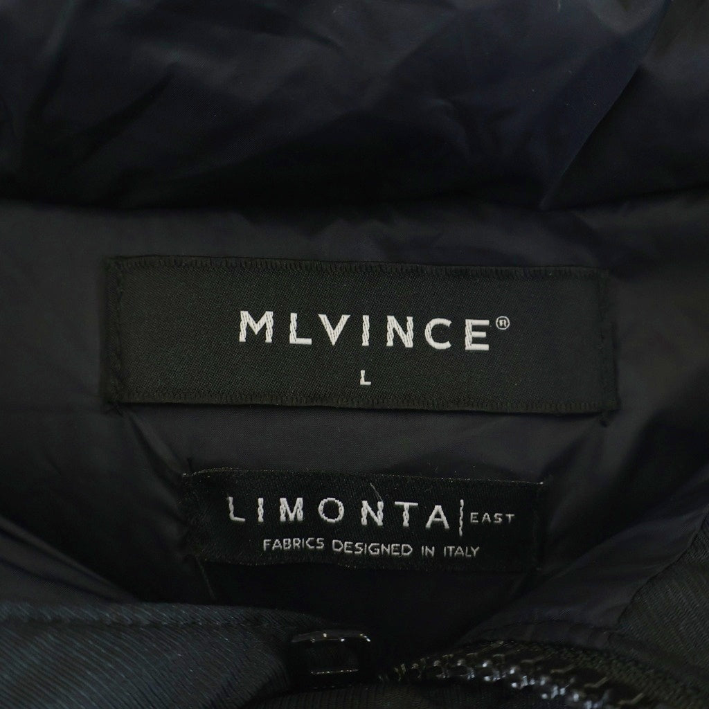 MLVINCE(メルヴィンス) LIMONTA DOWN JACKET リモンタ ジップアップ フーデッドダウンジャケット ブラック D6151