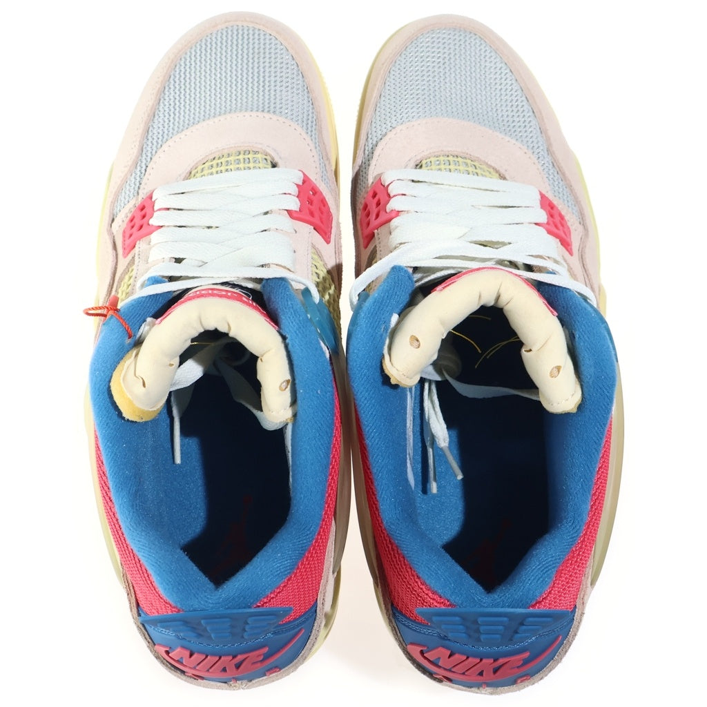 NIKE(ナイキ) ×UNION AIR JORDAN 4 GUAVA ICE ユニオン エアジョーダン4 グァバアイス ハイカットスニーカー マルチカラー US10.5/28.5cm DC9533-800