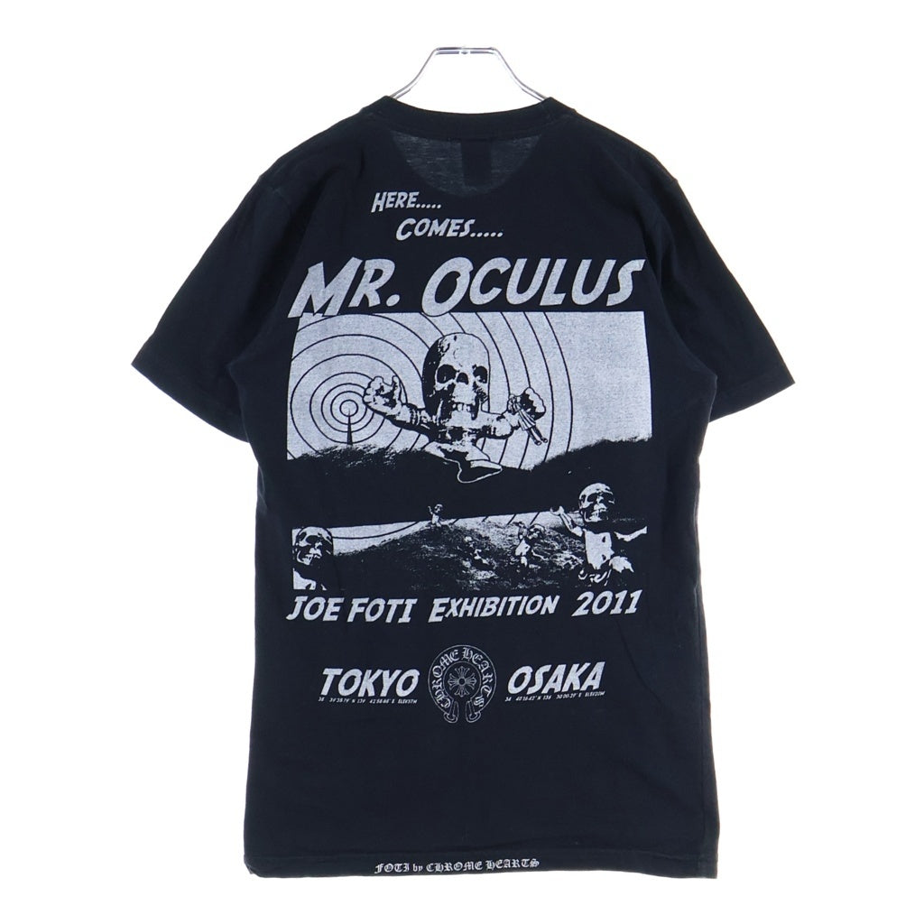 CHROME HEARTS(クロムハーツ) OLD JOE FOTI EXHIBITION S/S TEE オールド フォティバックプリント クルーネック半袖Tシャツ カットソー ブラック