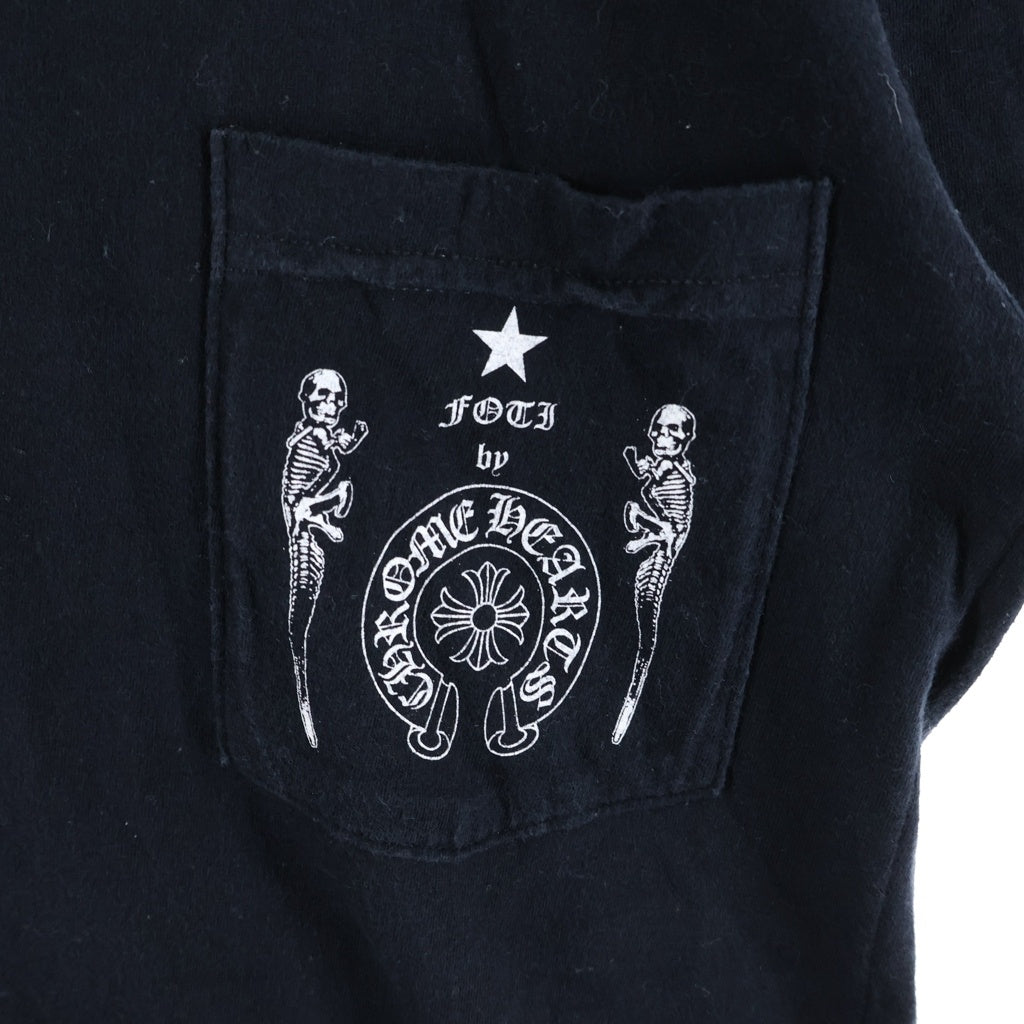 CHROME HEARTS(クロムハーツ) OLD JOE FOTI EXHIBITION S/S TEE オールド フォティバックプリント クルーネック半袖Tシャツ カットソー ブラック