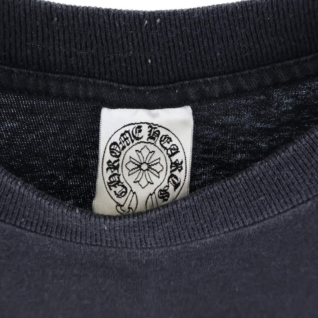 CHROME HEARTS(クロムハーツ) OLD FOTI FLOOJIN STAMP S/S TEE オールド フォティバックプリント クルーネック半袖Tシャツ カットソー ブラック