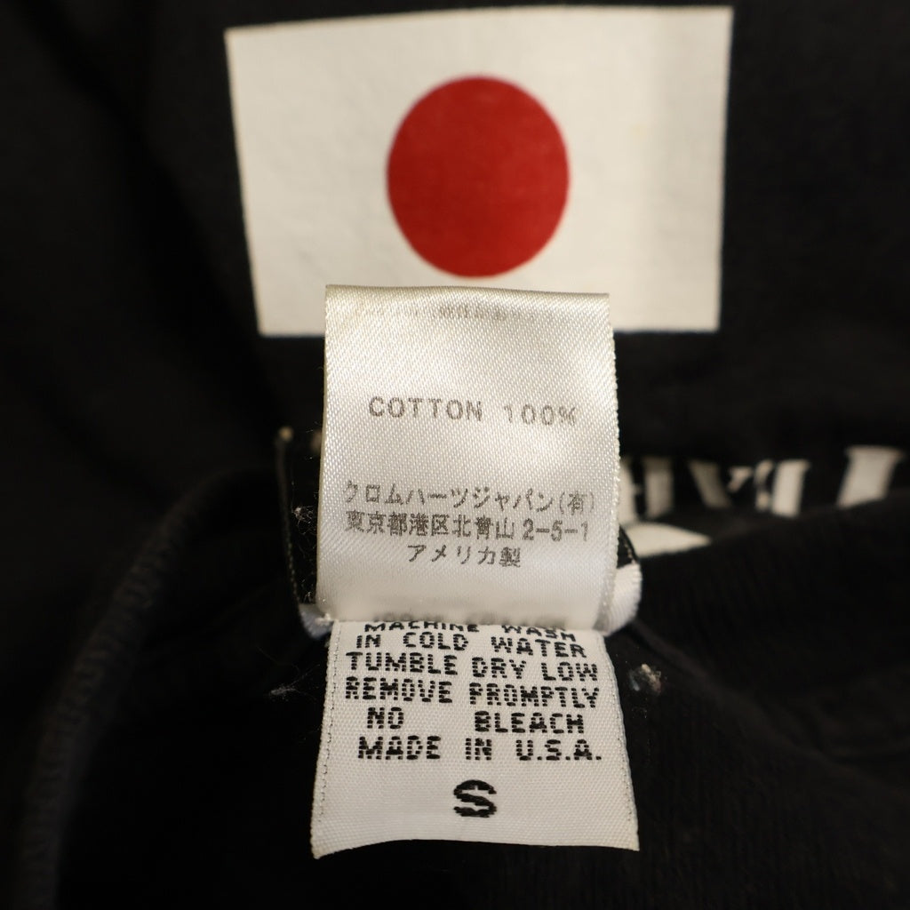 CHROME HEARTS(クロムハーツ) OLD FOTI FLOOJIN STAMP S/S TEE オールド フォティバックプリント クルーネック半袖Tシャツ カットソー ブラック