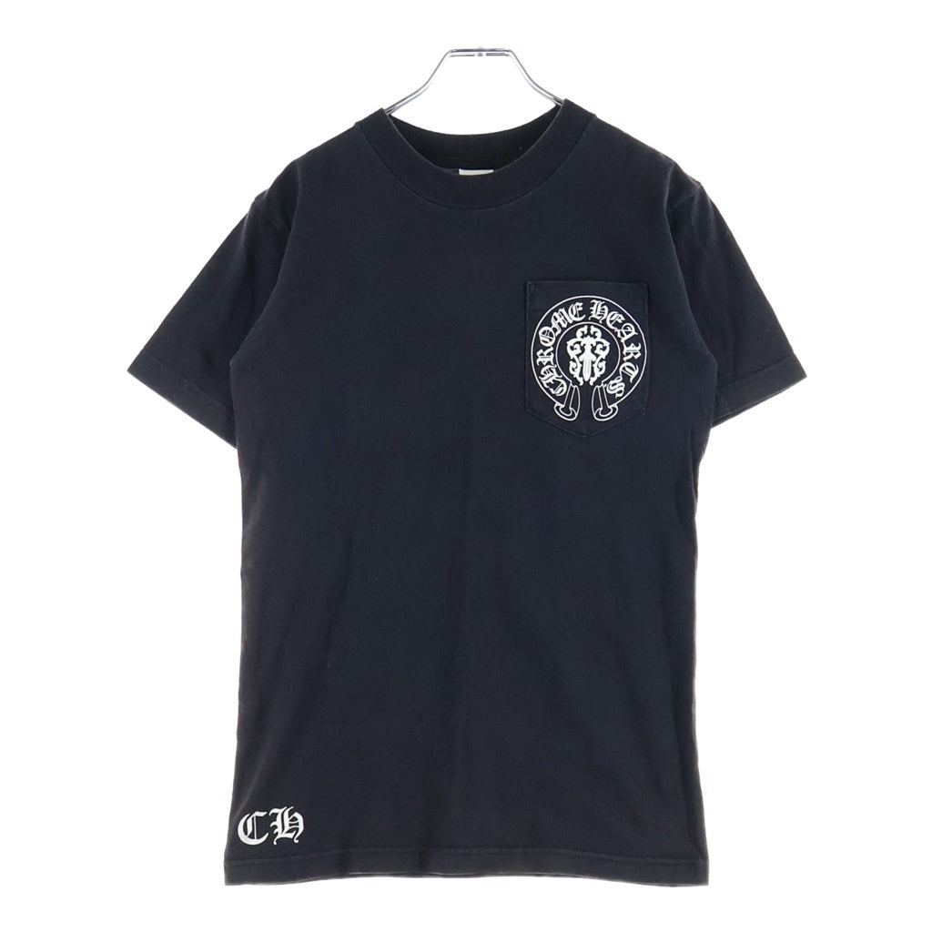 CHROME HEARTS(クロムハーツ) OLD AMERICAN FLAG DAGGER S/S TEE オールド 星条旗 ダガープリント クルーネック半袖Tシャツ カットソー ブラック