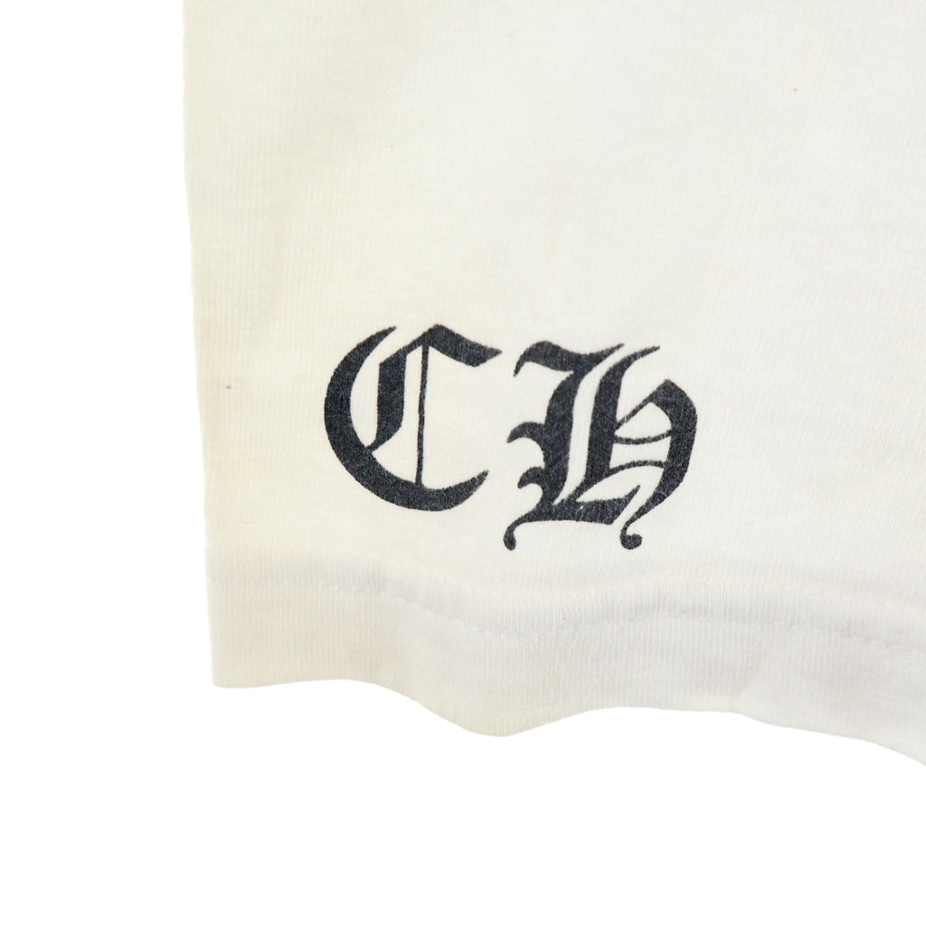 CHROME HEARTS(クロムハーツ) OLD S/S オールド BSフレアサークルプリント クルーネック半袖Tシャツ カットソー ホワイト