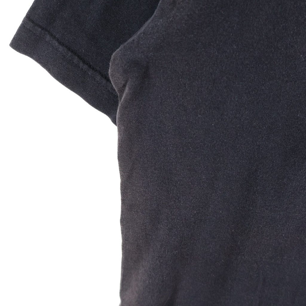 CHROME HEARTS(クロムハーツ) OLD HORSESHOE S/S POCKET T-SHIRT オールド バックサークルロゴプリント クルーネック半袖Tシャツ カットソー ブラック/レッド
