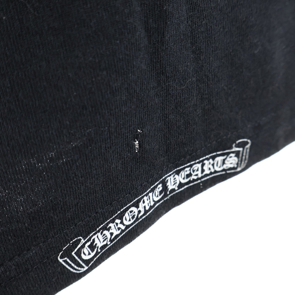 CHROME HEARTS(クロムハーツ) OLD FLORAL CROSS S/S TEE オールド フローラルクロスプリント クルーネック半袖Tシャツ カットソー ブラック