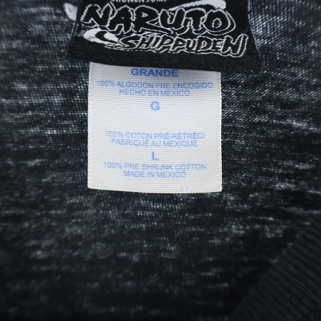 VINTAGE(ヴィンテージ) 00S VINTAGE NARUTO SHIPPUDEN GAARA TEE ヴィンテージ ナルト疾風伝 我愛羅 刺繍タグ クルーネック半袖Tシャツ カットソー ブラック