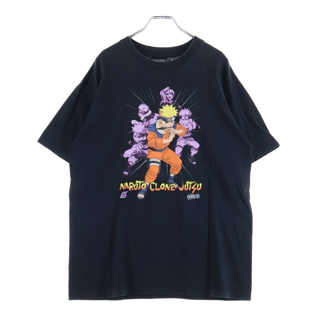 VINTAGE(ヴィンテージ) 00S VINTAGE NARUTO TEE ナルト 多重影分身の術 クルーネック半袖Tシャツ カットソー ブラック