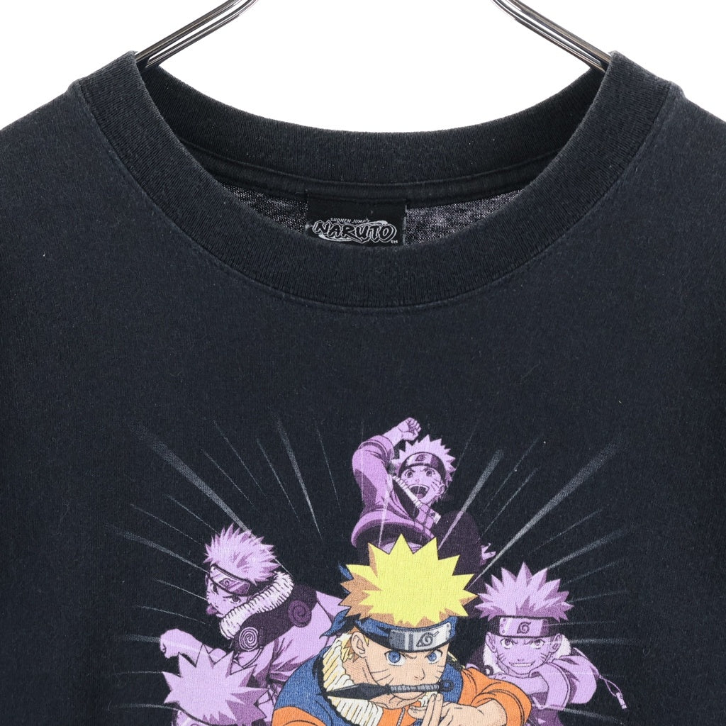 VINTAGE(ヴィンテージ) 00S VINTAGE NARUTO TEE ナルト 多重影分身の術 クルーネック半袖Tシャツ カットソー ブラック