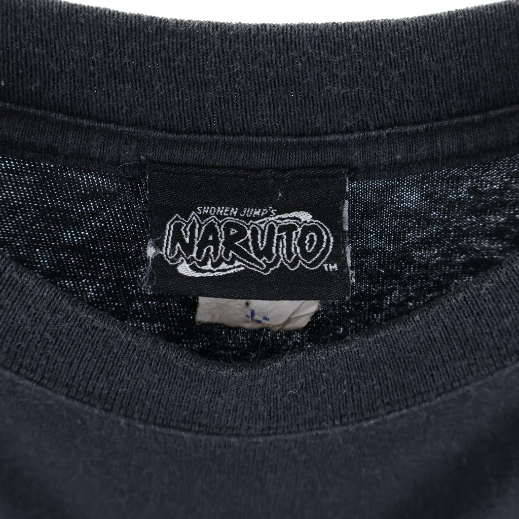 VINTAGE(ヴィンテージ) 00S VINTAGE NARUTO TEE ナルト 多重影分身の術 クルーネック半袖Tシャツ カットソー ブラック