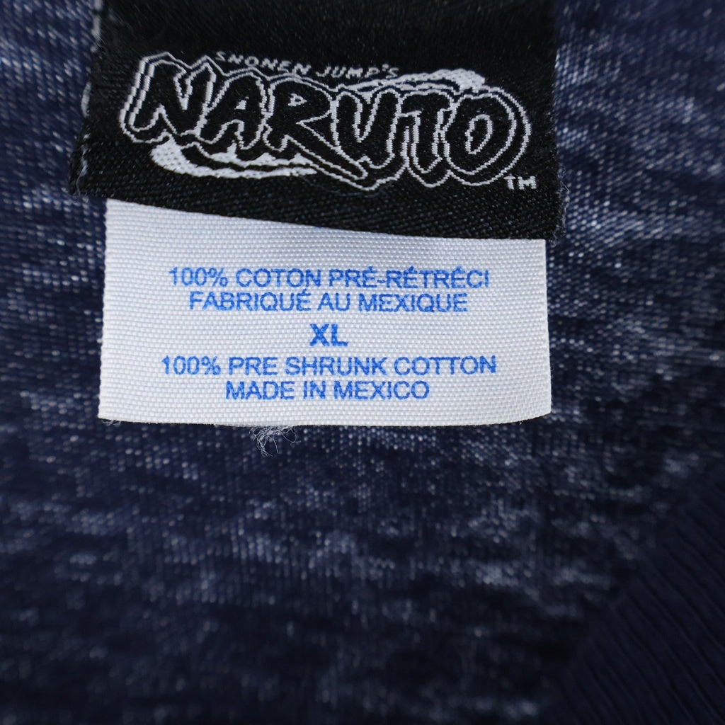 VINTAGE(ヴィンテージ) 00S VINTAGE NARUTO TEE ヴィンテージ 第7班 ナルト サスケ サクラ クルーネック半袖Tシャツ カットソー ネイビー