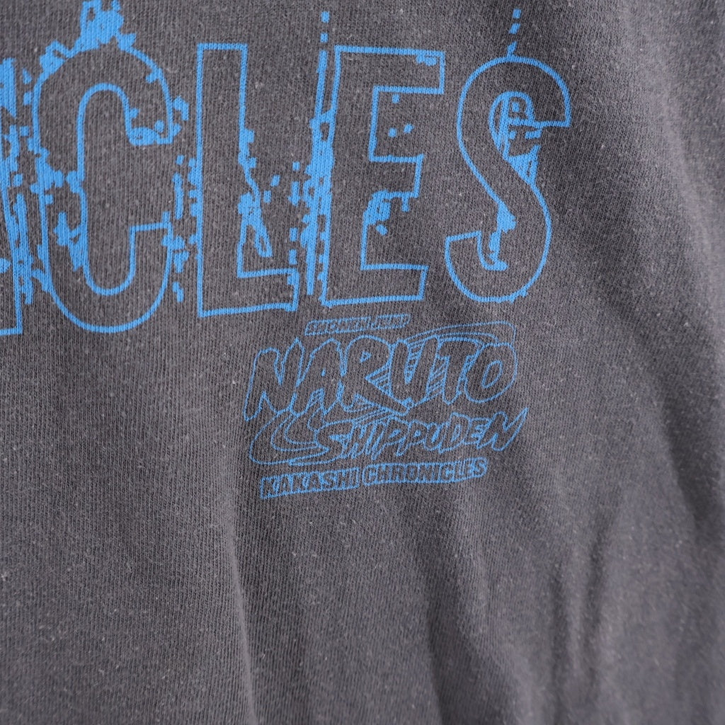 VINTAGE(ヴィンテージ) 00S VINTAGE NARUTO SHIPPUDEN TEE ヴィンテージ ナルト疾風伝 カカシクロニクル クルーネック半袖Tシャツ カットソー グレー
