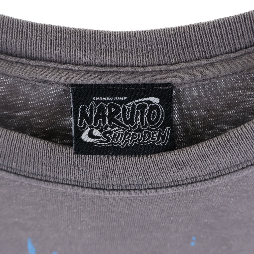 VINTAGE(ヴィンテージ) 00S VINTAGE NARUTO SHIPPUDEN TEE ヴィンテージ ナルト疾風伝 カカシクロニクル クルーネック半袖Tシャツ カットソー グレー