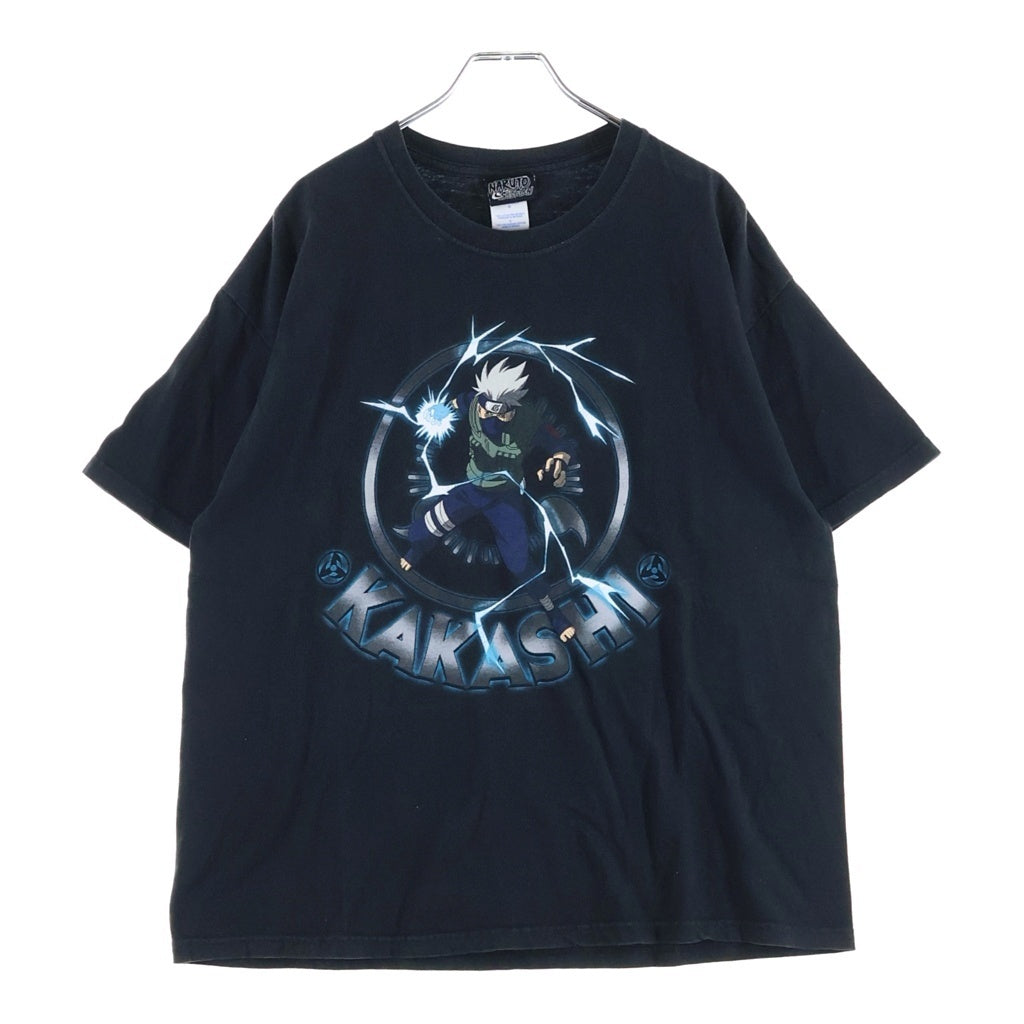 VINTAGE(ヴィンテージ) 00S VINTAGE NARUTO SHIPPUDEN TEE ヴィンテージ ナルト疾風伝 カカシ クルーネック半袖Tシャツ カットソー ブラック