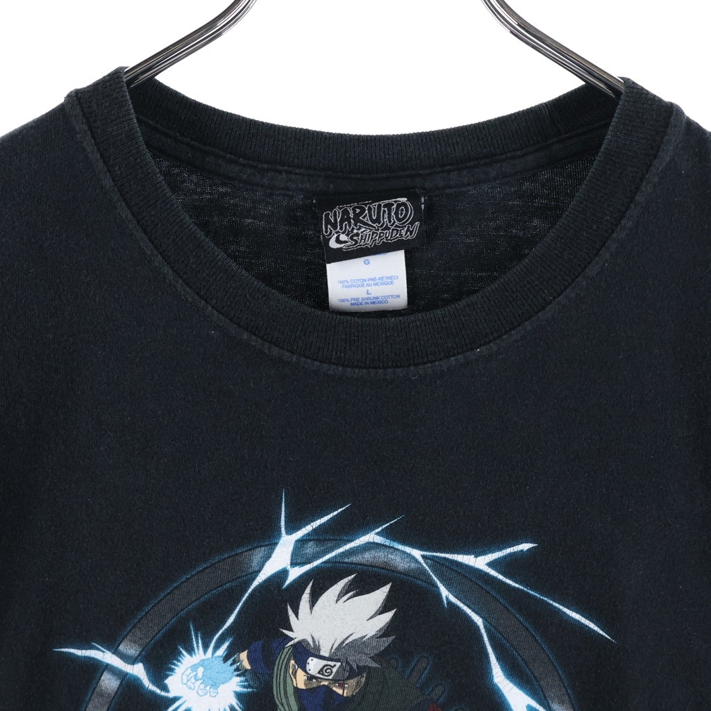 VINTAGE(ヴィンテージ) 00S VINTAGE NARUTO SHIPPUDEN TEE ヴィンテージ ナルト疾風伝 カカシ クルーネック半袖Tシャツ カットソー ブラック