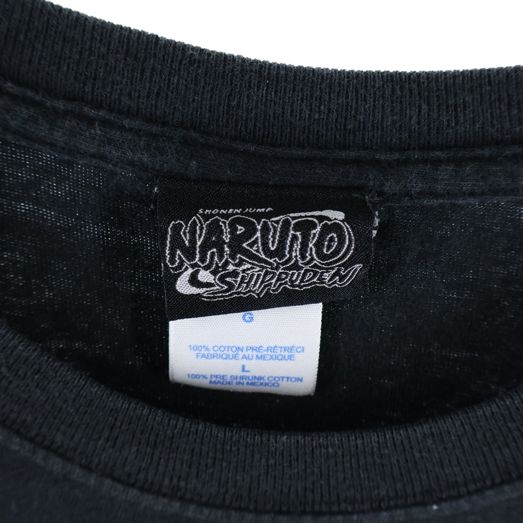 VINTAGE(ヴィンテージ) 00S VINTAGE NARUTO SHIPPUDEN TEE ヴィンテージ ナルト疾風伝 カカシ クルーネック半袖Tシャツ カットソー ブラック