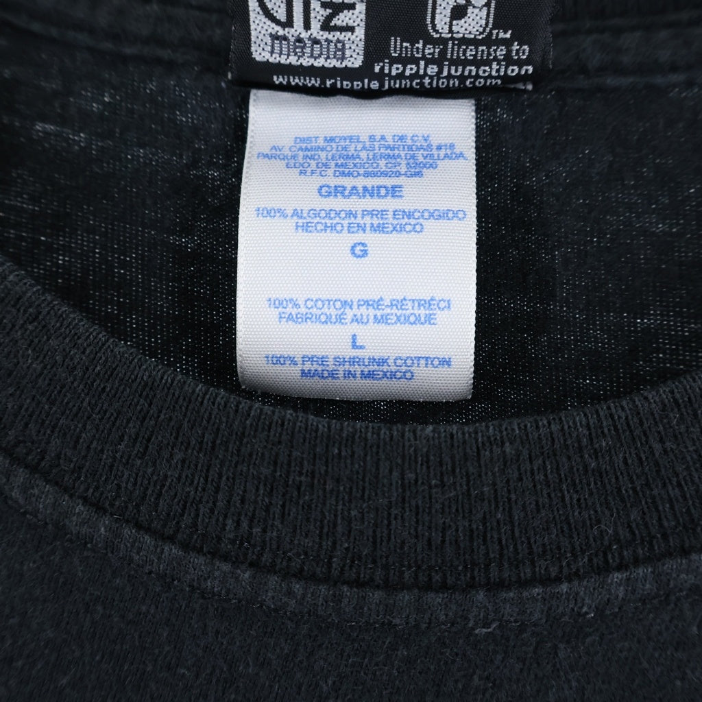 VINTAGE(ヴィンテージ) 00S VINTAGE NARUTO SHIPPUDEN TEE ヴィンテージ ナルト疾風伝 カカシ クルーネック半袖Tシャツ カットソー ブラック