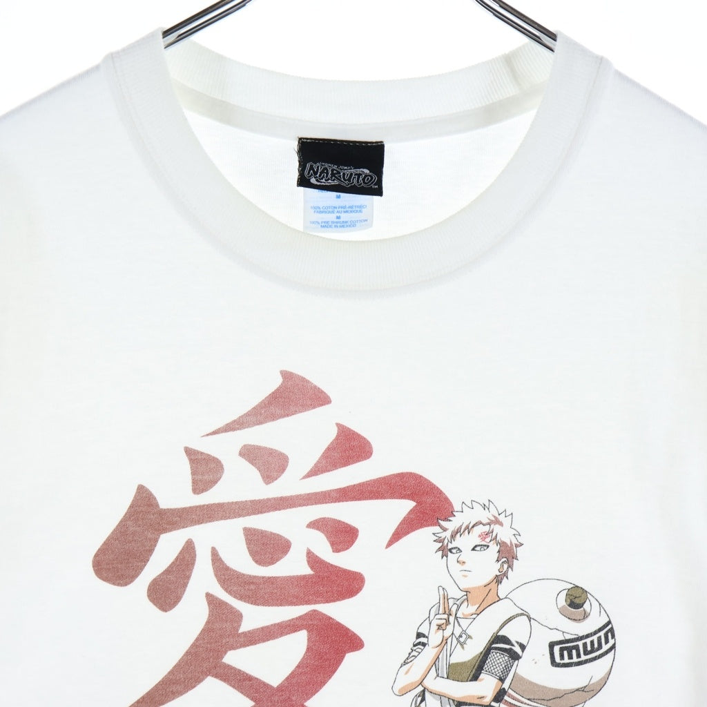 VINTAGE(ヴィンテージ) 00S VINTAGE NARUTO GAARA TEE ヴィンテージ ナルト 我愛羅 クルーネック半袖Tシャツ カットソー ホワイト
