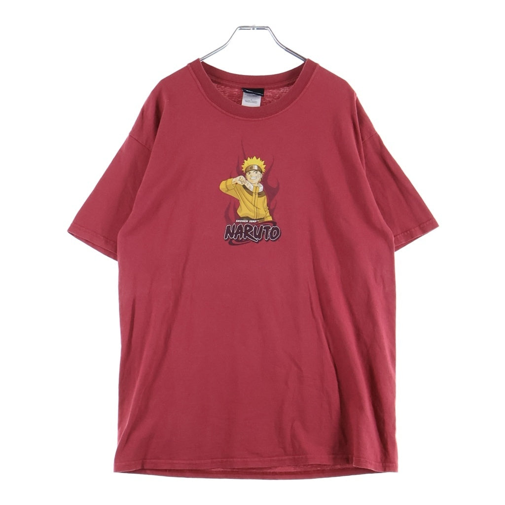 VINTAGE(ヴィンテージ) 00S VINTAGE NARUTO TEE ヴィンテージ うずまきナルト 両面プリント クルーネック半袖Tシャツ カットソー レッド