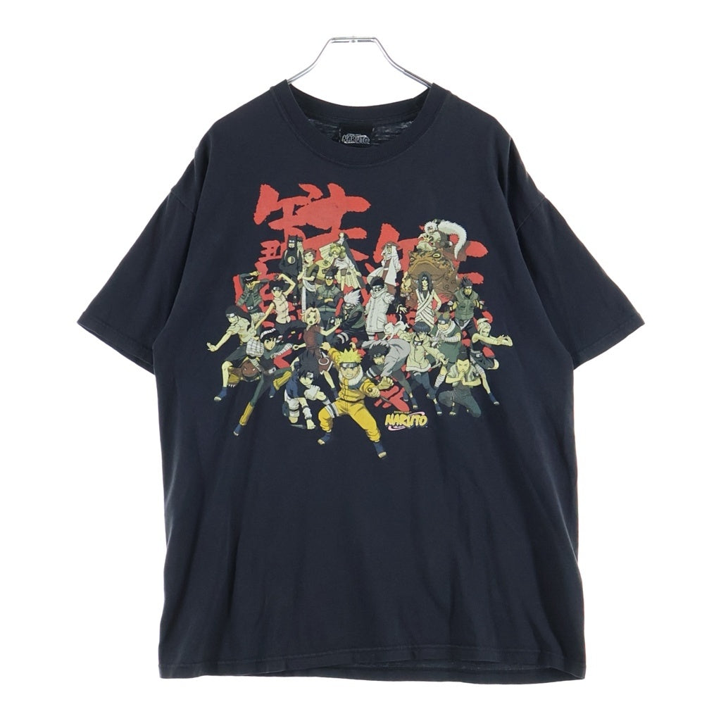 VINTAGE(ヴィンテージ) 00S VINTAGE NARUTO TEE ヴィンテージ ナルト 中忍試験編 クルーネック半袖Tシャツ カットソー ブラック
