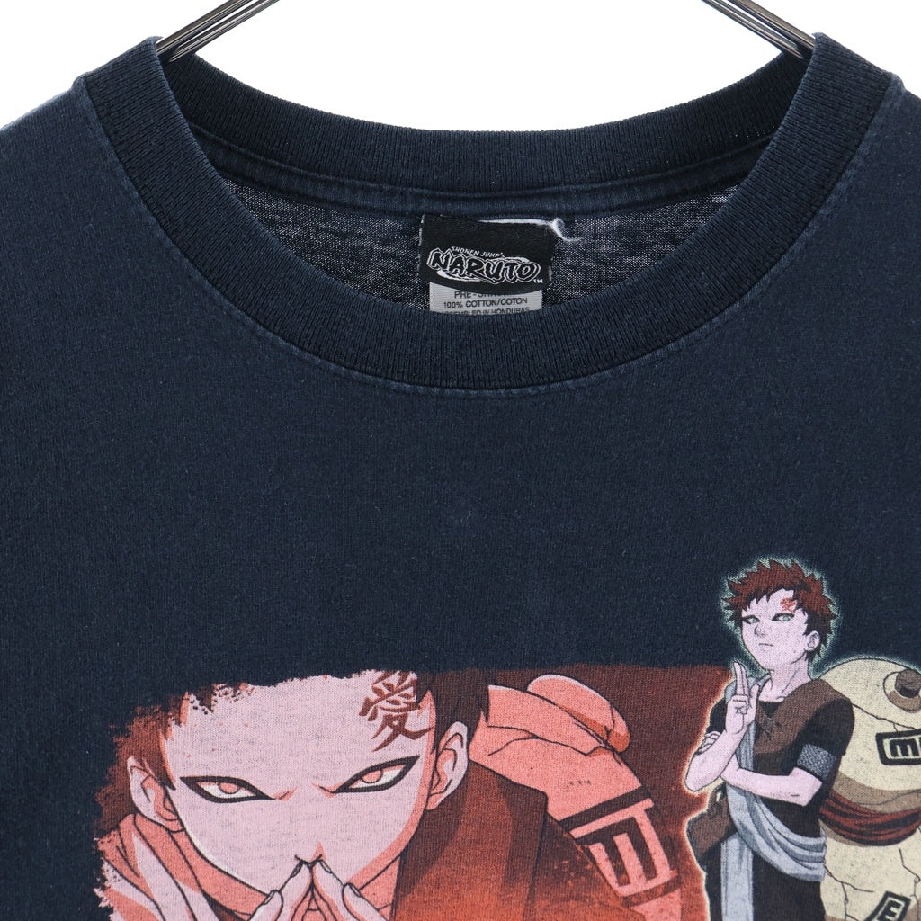 VINTAGE(ヴィンテージ) 00S VINTAGE NARUTO GAARA TEE ヴィンテージ ナルト 我愛羅 クルーネック半袖Tシャツ カットソー ブラック