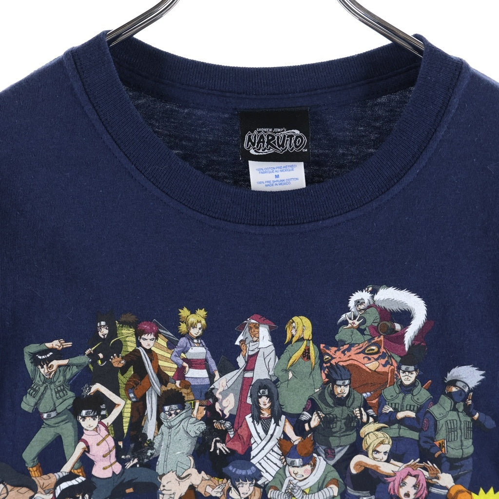 VINTAGE(ヴィンテージ) 00S VINTAGE NARUTO TEE ヴィンテージ ナルト 全員集合 クルーネック半袖Tシャツ カットソー ネイビー