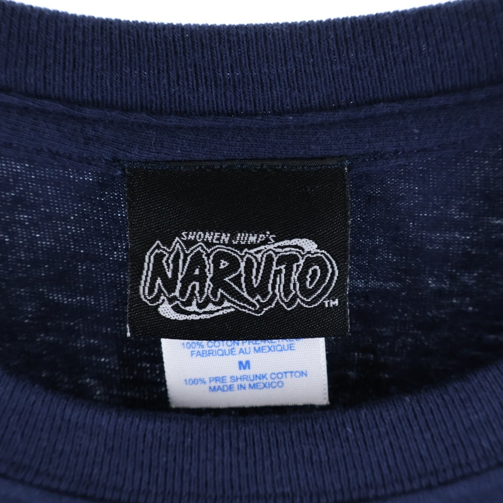 VINTAGE(ヴィンテージ) 00S VINTAGE NARUTO TEE ヴィンテージ ナルト 全員集合 クルーネック半袖Tシャツ カットソー ネイビー