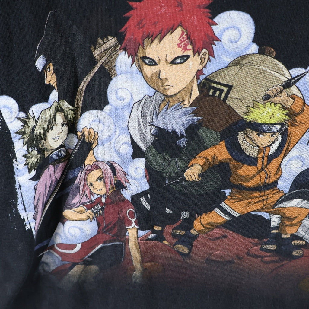 VINTAGE(ヴィンテージ) 00S VINTAGE NARUTO TEE ヴィンテージ ナルト 中忍試験編 クルーネック半袖Tシャツ カットソー ブラック