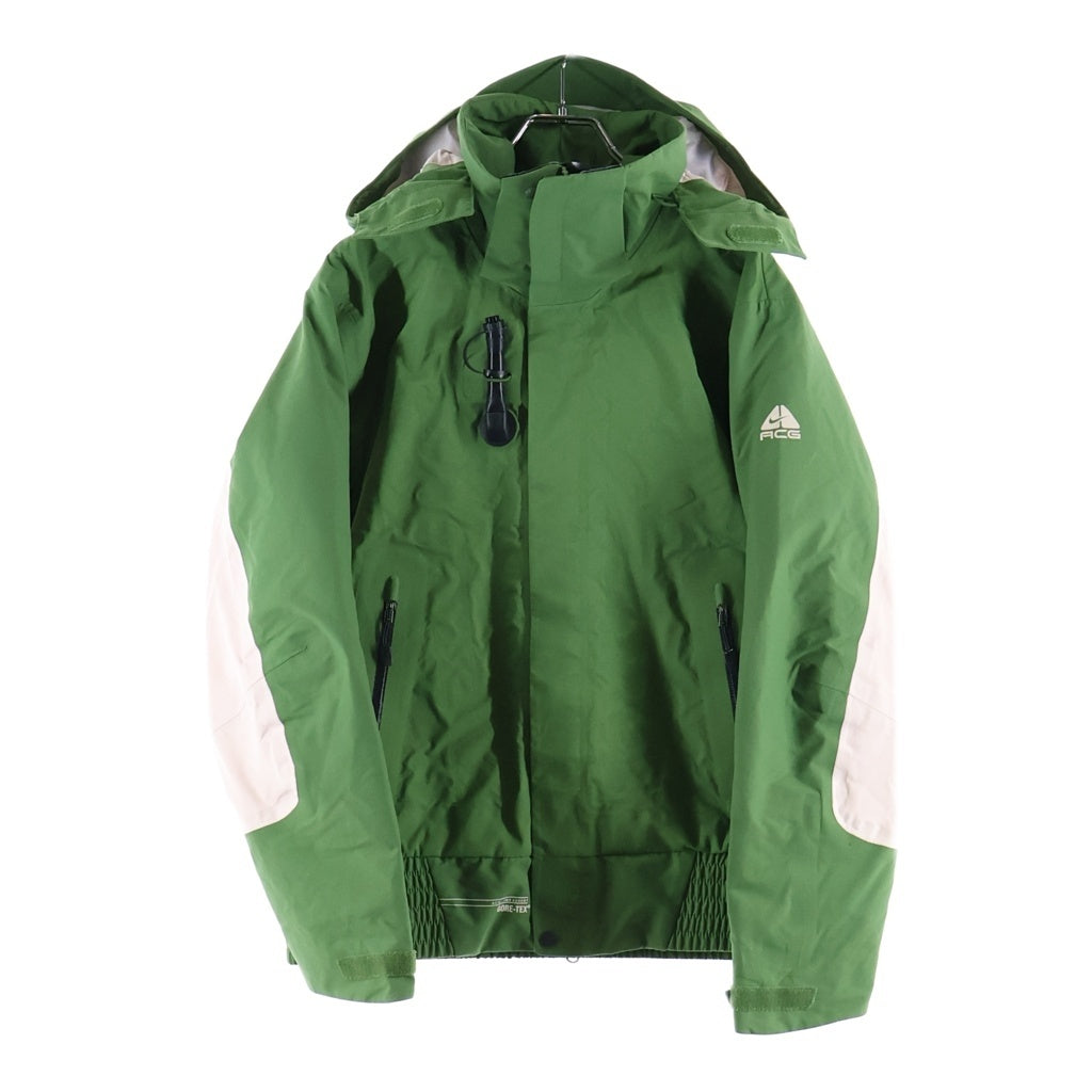 NIKE ACG(ナイキエーシージー) 90-00S VINTAGE 3 Outer Layer Couche Externe Jacket ヴィンテージ アウターレイヤー フーデッドマウンテンジャケット グリーン