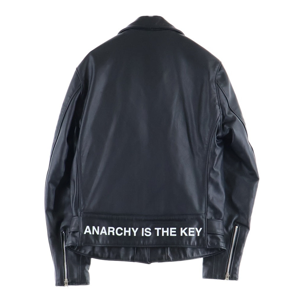 SUPREME(シュプリーム) 15SS ×UNDERCOVER ×Schott Perfecto Leather Jacket アンダーカバー ショット パーフェクト ダブルライダースレザージャケット ブラック