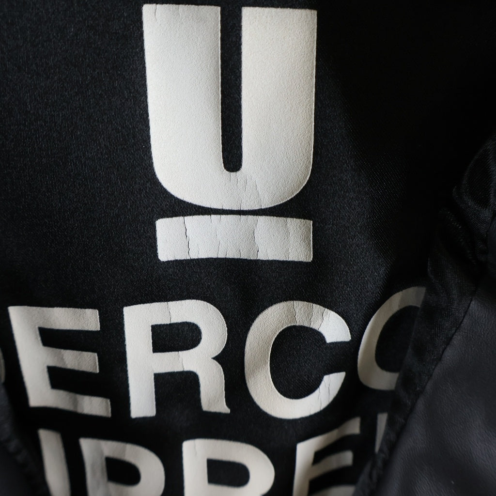 SUPREME(シュプリーム) 15SS ×UNDERCOVER ×Schott Perfecto Leather Jacket アンダーカバー ショット パーフェクト ダブルライダースレザージャケット ブラック