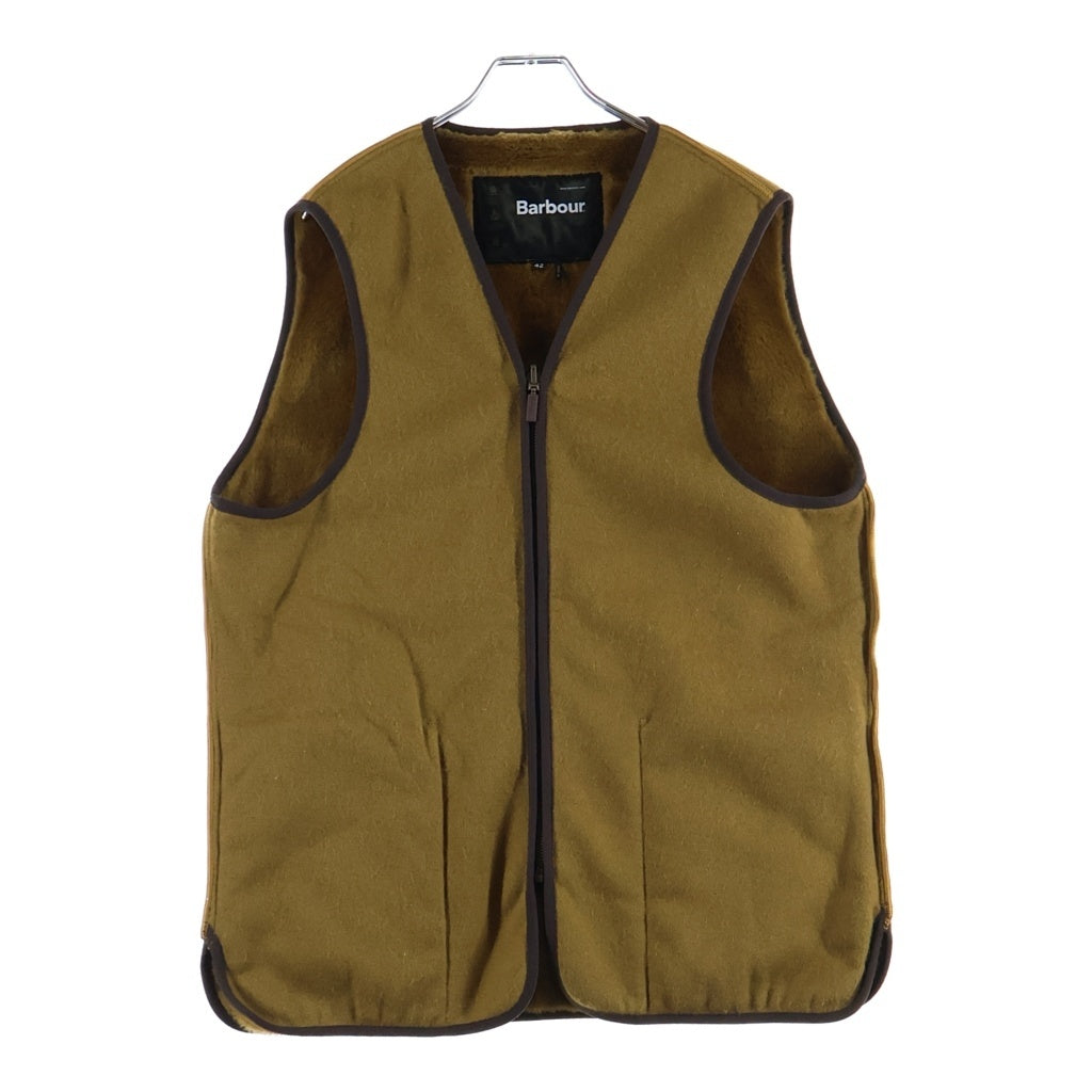 Barbour(バブアー) SL FUR LINER VEST スリムフィット ファーライナーベスト カーキ 2002103