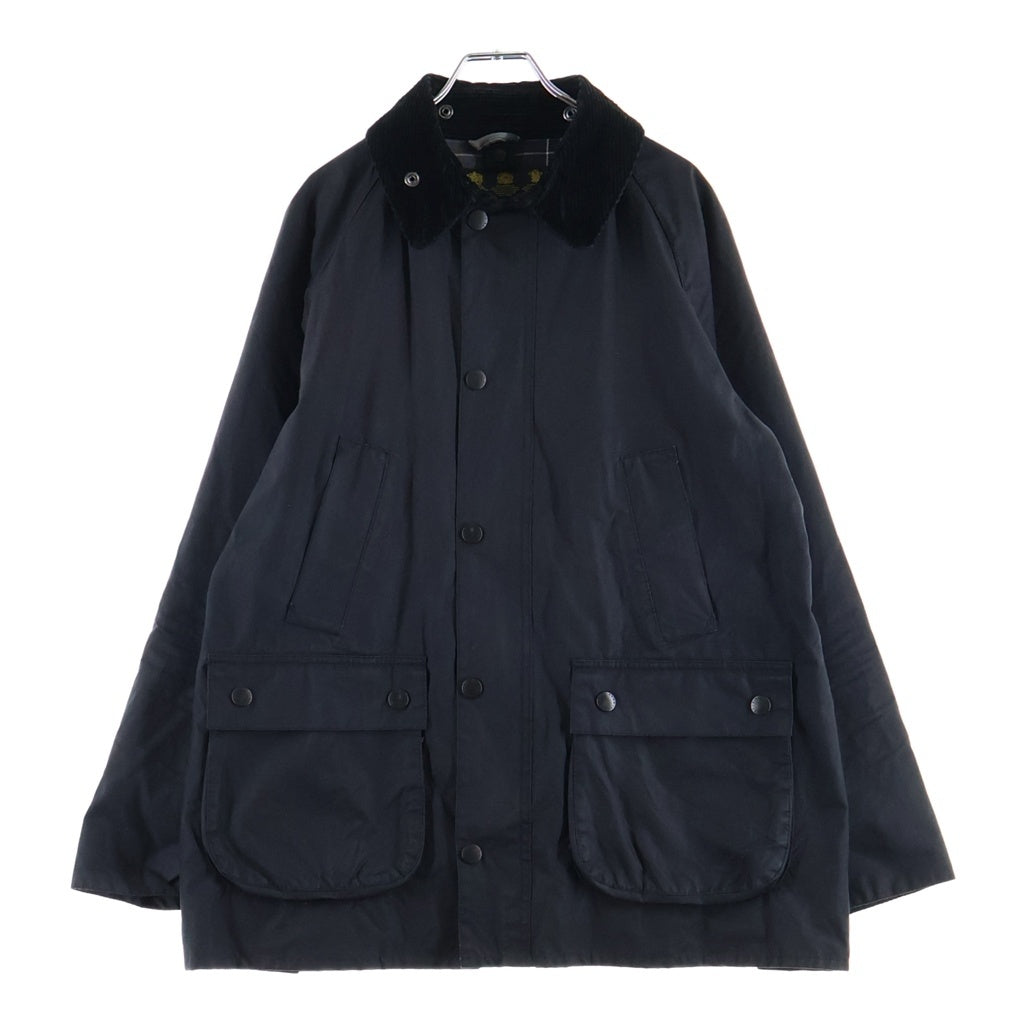 Barbour(バブアー) BEDALE SL ビデイル スリムフィット 裏地タータンチェック オイルドジャケット ブラック 1402200