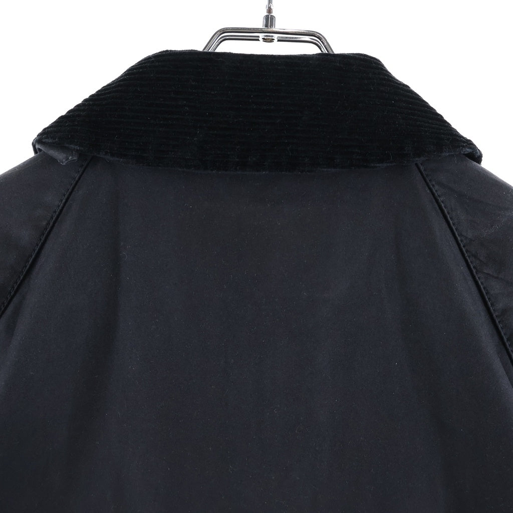 Barbour(バブアー) BEDALE SL ビデイル スリムフィット 裏地タータンチェック オイルドジャケット ブラック 1402200