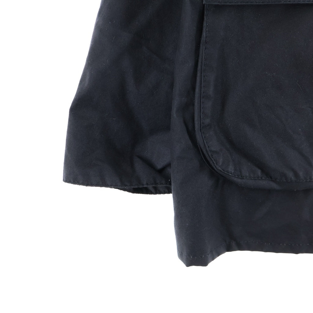 Barbour(バブアー) BEDALE SL ビデイル スリムフィット 裏地タータンチェック オイルドジャケット ブラック 1402200