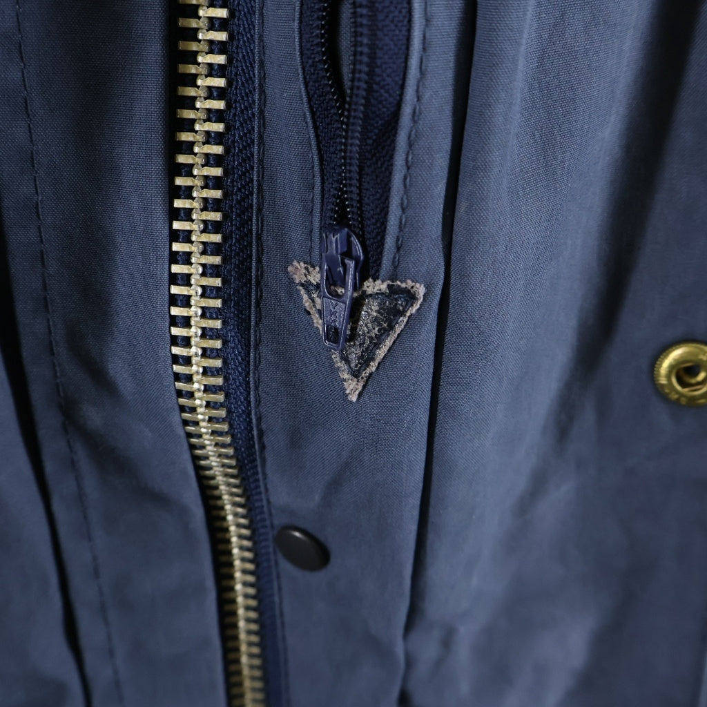 Barbour(バブアー) 90S VINTAGE BORDER JACKET 3ワラントタグ ボーダー チェックライナー オイルドジャケット ネイビー A205