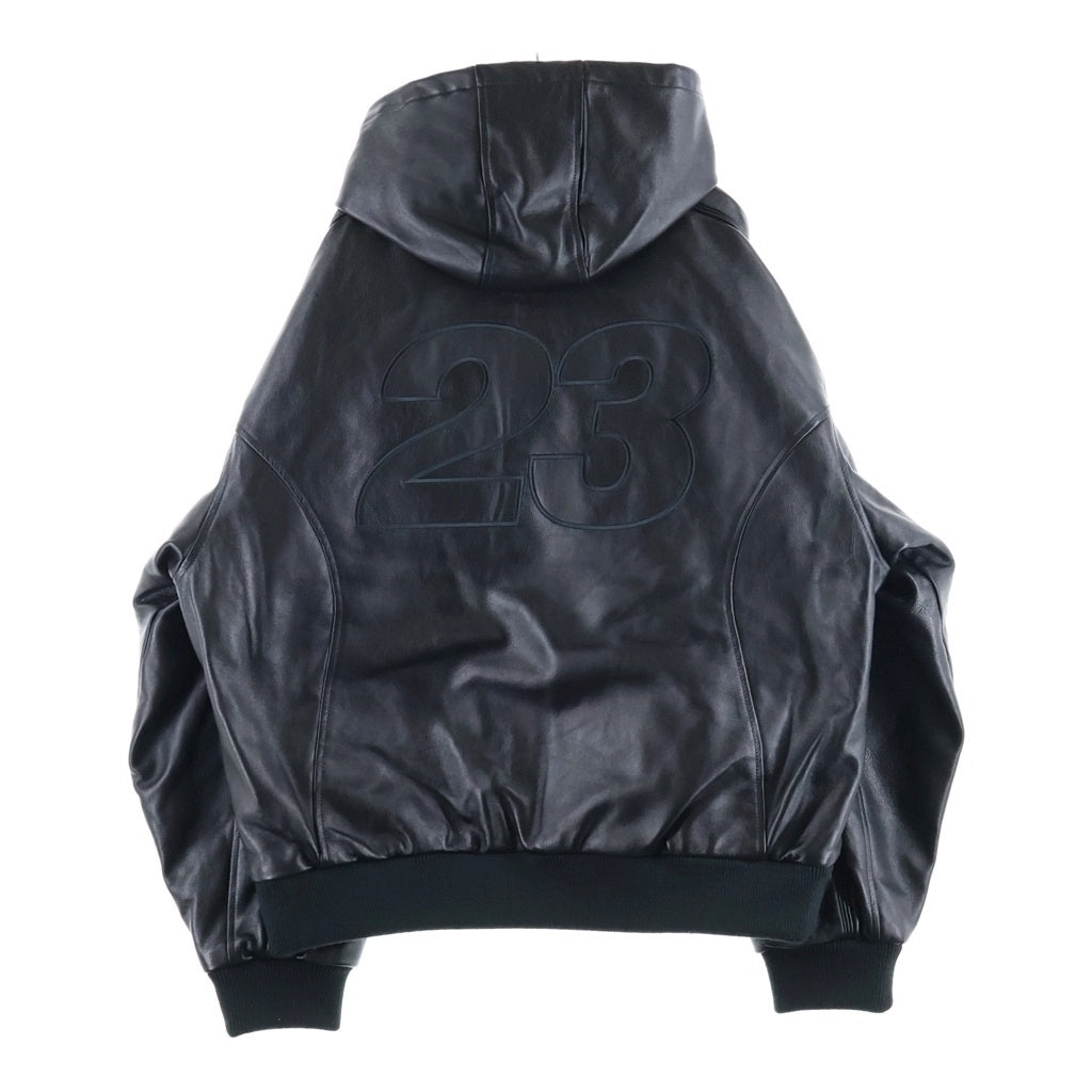 SUPREME(シュプリーム) 26SS ×NIKE Jordan Hooded Leather Jacket ナイキ ジョーダン フーデッドレザージャケット ブラック IR6449-010