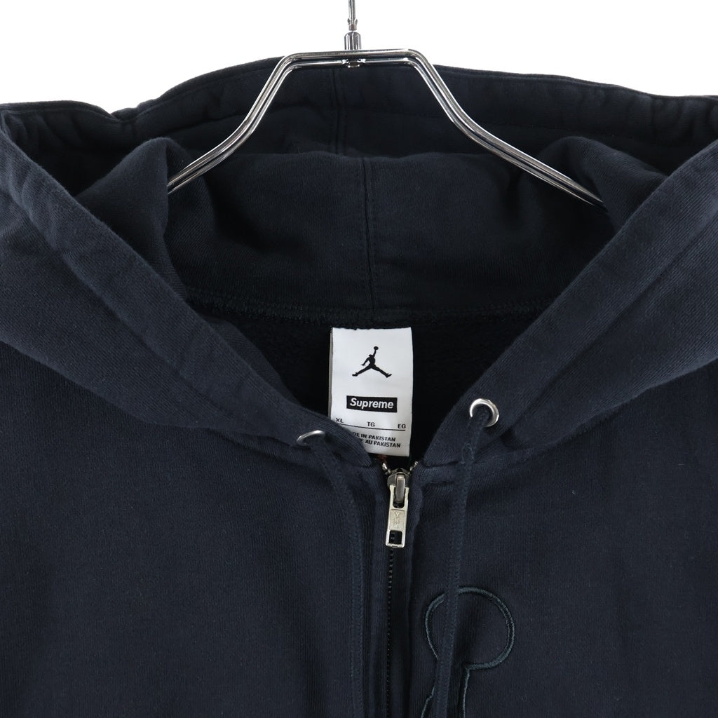 SUPREME(シュプリーム) 26SS ×NIKE Jordan Hooded Sweatshirt ナイキ ジョーダン フーデッドスウェットシャツ パーカー ブラック IR6459-010