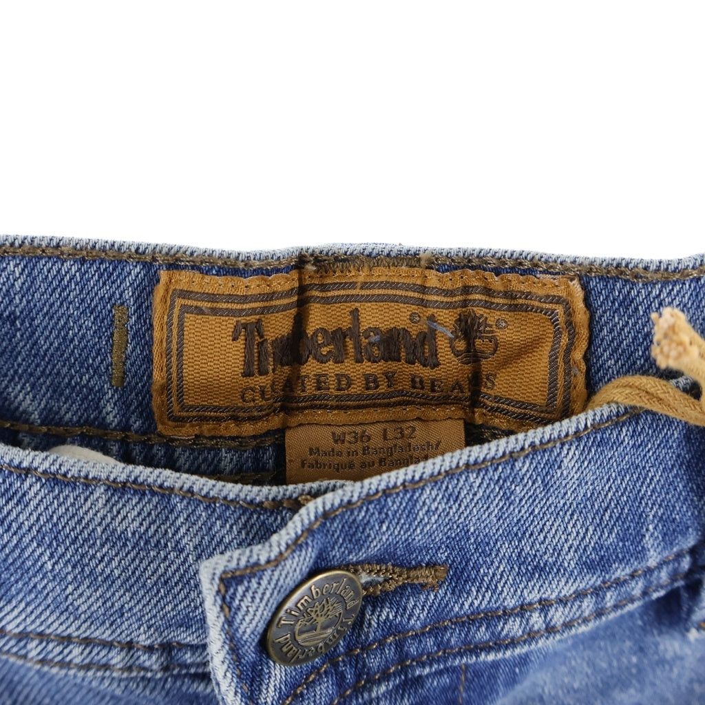 Timberland(ティンバーランド) 26SS BEAMS別注 LIGHT SHADE 3WAY バギーデニムパンツ ライトインディゴ TBC0YHBY