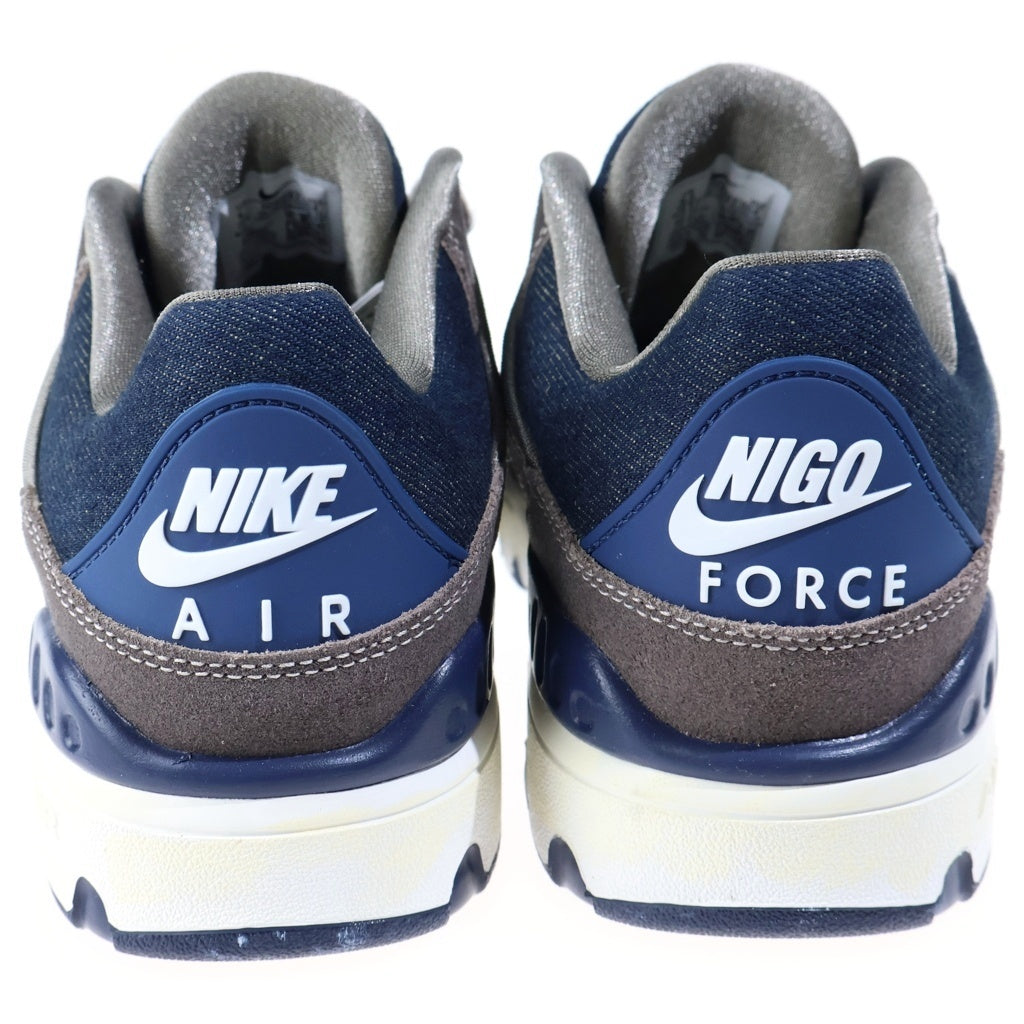 NIKE(ナイキ) ×NIGO ×Levi's AIR FORCE 3 LOW SP ENIGMA STONE ニゴー リーバイス エアフォース3 エニグマストーン ローカットスニーカー ブルー/ブラウン US9.5/27.5cm HQ0262-004