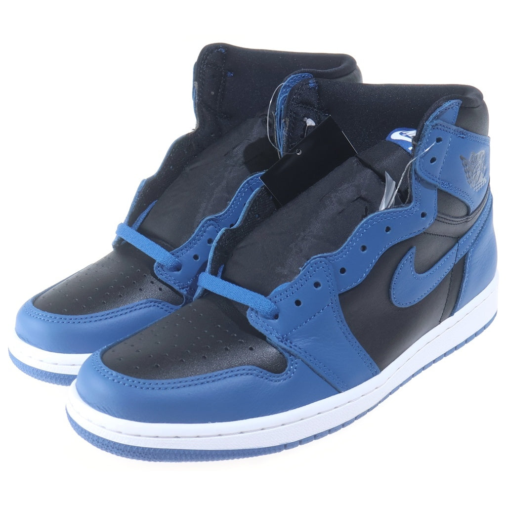 NIKE(ナイキ) AIR JORDAN 1 RETRO HIGH OG DARK MARINA BLUE エアジョーダン1 レトロ ダークマリーナブルー ハイカットスニーカー ブラック/ブルー US9.5/27.5cm 555088-404