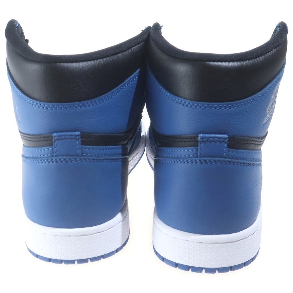 NIKE(ナイキ) AIR JORDAN 1 RETRO HIGH OG DARK MARINA BLUE エアジョーダン1 レトロ ダークマリーナブルー ハイカットスニーカー ブラック/ブルー US9.5/27.5cm 555088-404