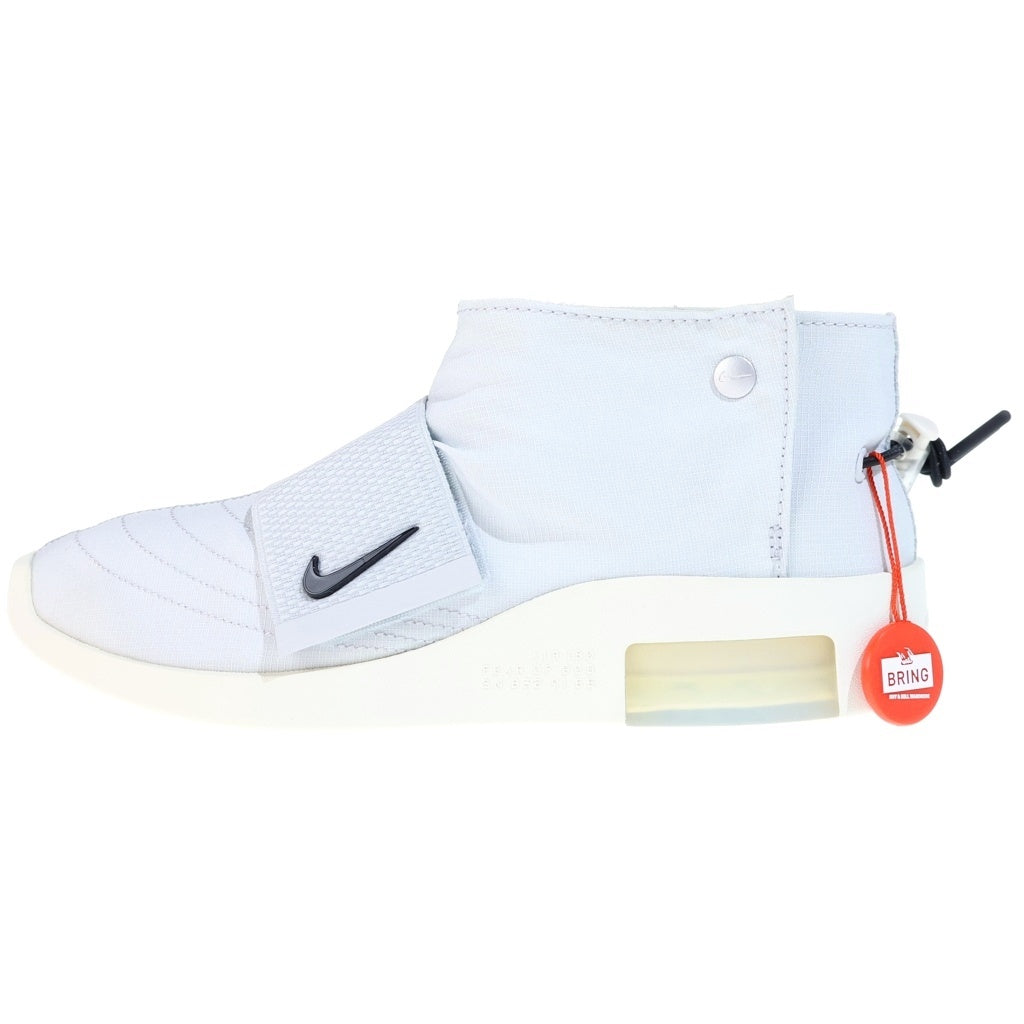 NIKE(ナイキ) ×FEAR OF GOD AIR MOCCASIN PURE PLATINUM フィアオブゴッド エアモックピュア プラチナム ローカットスニーカー ホワイト US9/27cm AT8086-001