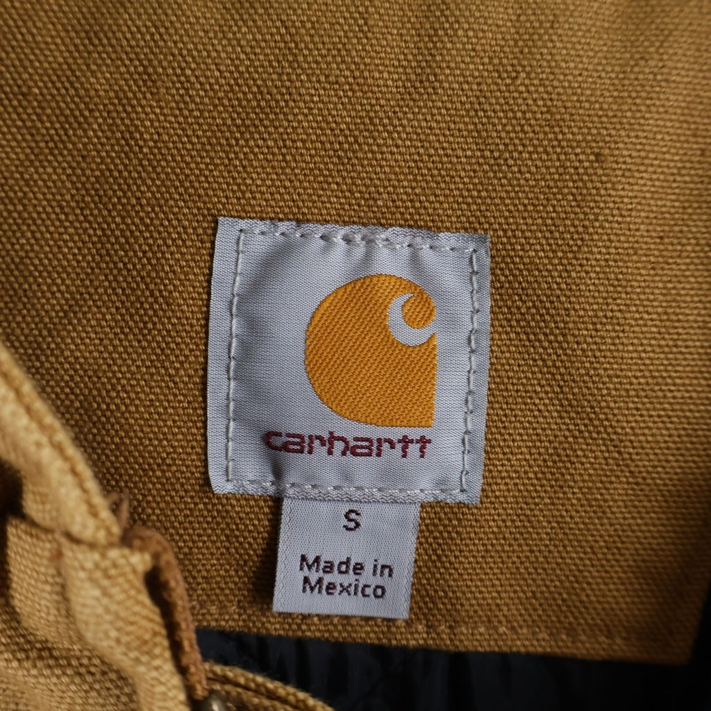 CARHARTT(カーハート) WASHED DUCK INSULATED ACTIVE JACKET ウォッシュ加工 ダック地 中綿アクティブジャケット ブラウン 104050-BRN