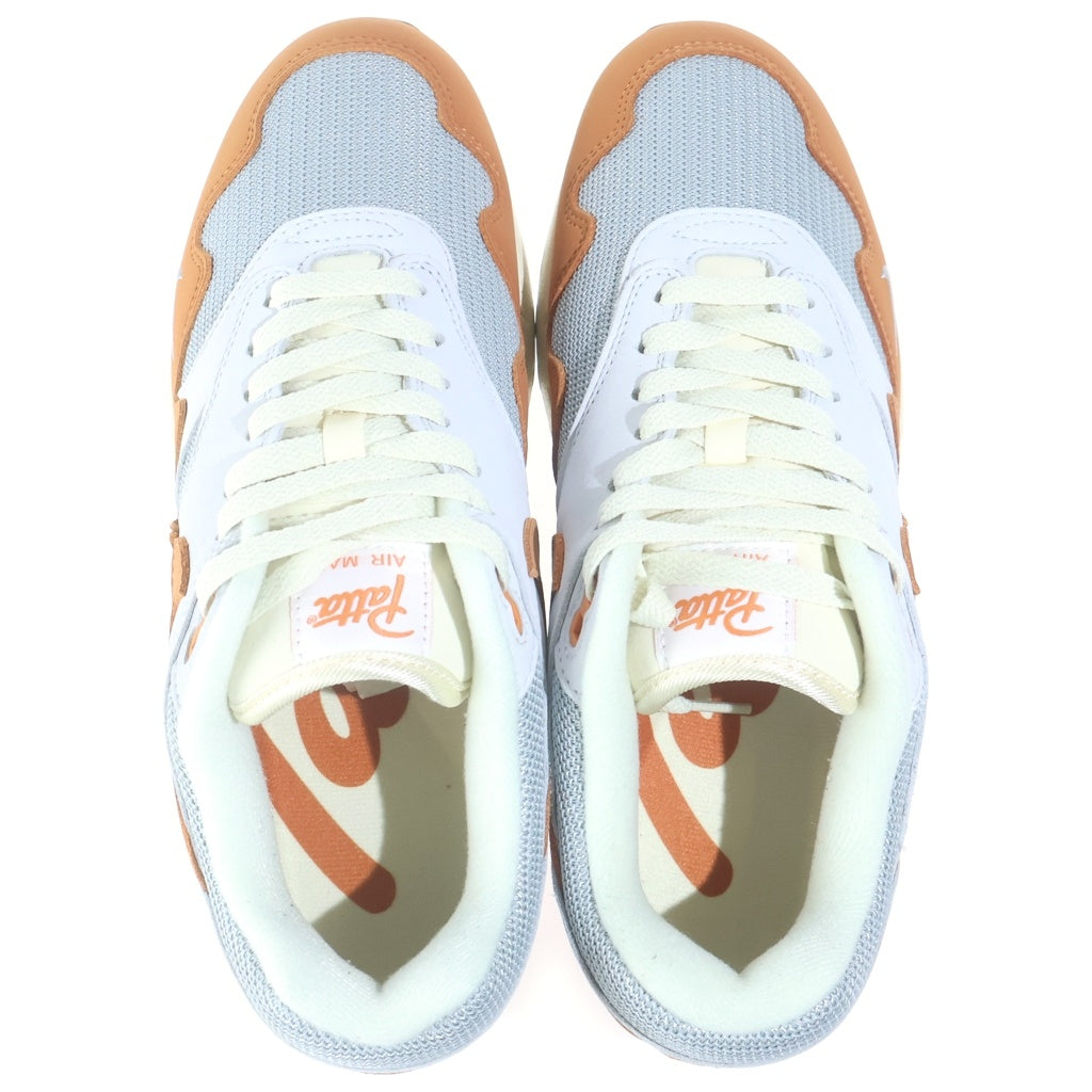 NIKE(ナイキ) ×PATTA AIR MAX MONARCH パタ エアマックス 1 モナーク ローカットスニーカー グレー/ブラウン US9/27cm DH1348-001