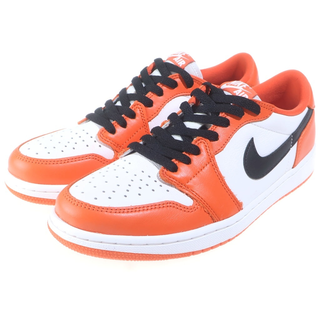 NIKE(ナイキ) AIR JORDAN LOW OG STARFISH エアジョーダン 1 スターフィッシュ ローカットスニーカー オレンジ/ホワイト US8.5/26.5cm CZ0790-801