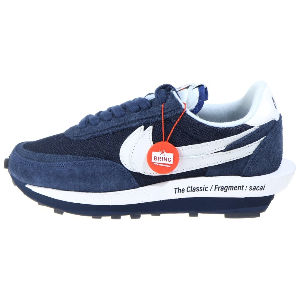NIKE(ナイキ) ×FRAGMENT DESIGN ×SACAI LD WAFFLE フラグメントデザイン サカイ LDワッフル ローカットスニーカー ネイビー US9/27cm DH2684-400