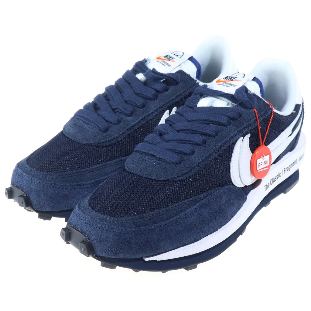 NIKE(ナイキ) ×FRAGMENT DESIGN ×SACAI LD WAFFLE フラグメントデザイン サカイ LDワッフル ローカットスニーカー ネイビー US9/27cm DH2684-400