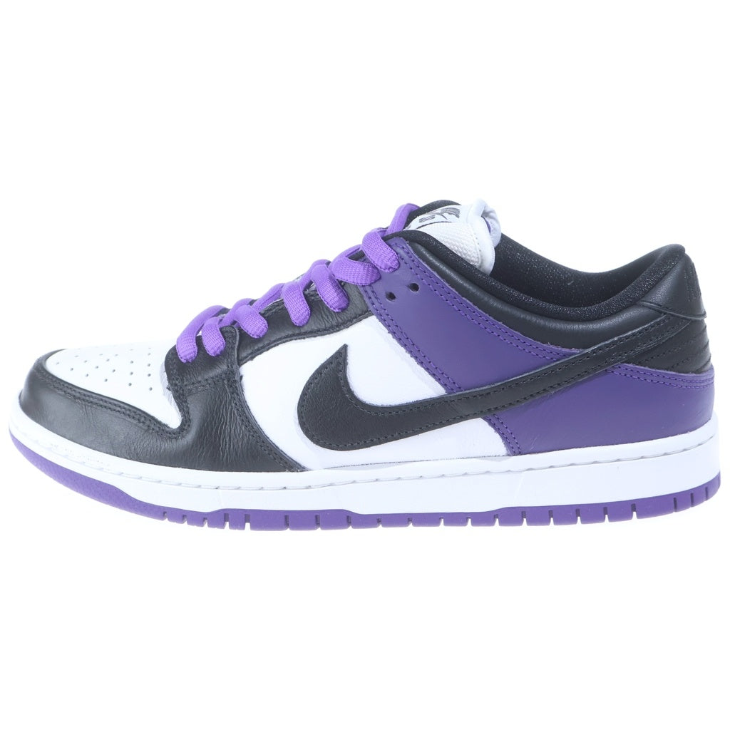 NIKE SB(ナイキエスビー) DUNK LOW PRO COURT PURPLE ダンク プロ コート ローカットスニーカー ホワイト/パープル/ブラック US9/27cm BQ6817-500